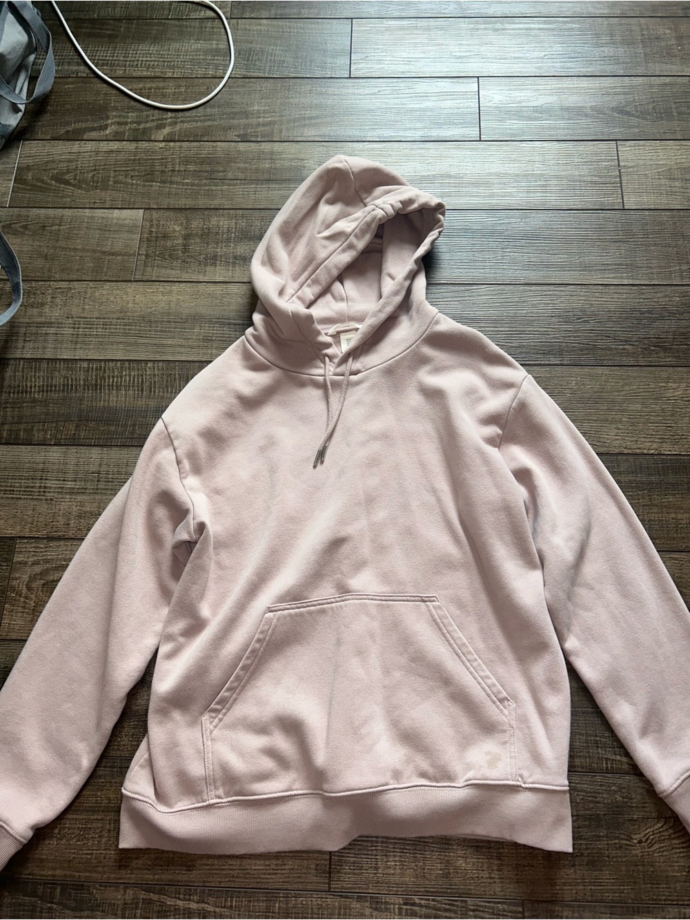 Women's Hooded Pullover Sweatshirt - Pale Pink